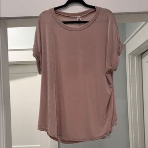 Sew In Love Blush Short Sleeve Tee